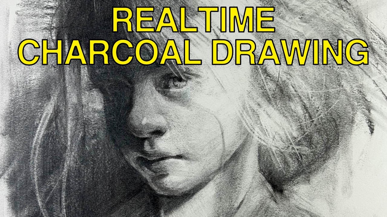 Real-time Charcoal Drawing. 