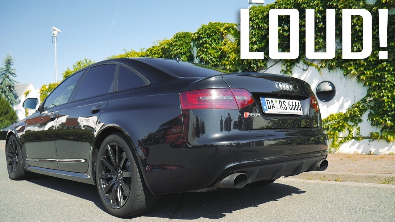 Audi Rs6 V10 W Hms Exhaust Loud Sound Youtube