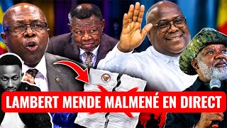 Lambert Mende Déstabilisé Avec De Preuves En Plein Débat Télévisé