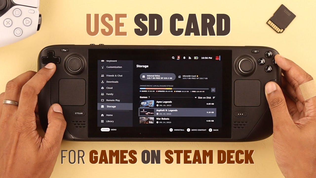 Steam deck not recognizing sd card how to setup sd card properly