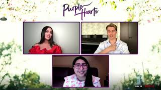 Sofia Carson and Nicholas Galitzine Talk the Unique Love Story in 'Purple Hearts'