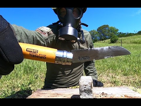 OPINEL N° 10 CARBON STEEL - KNIFE DESTRUCTION TEST - UNTIL IT BREAKS - OPINEL No 10 - XTREME TEST