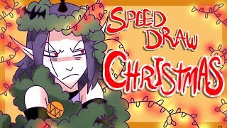 Speed Draw- Merry Christmas From Duke & Missi