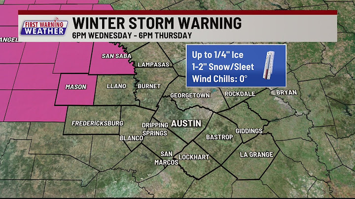 List: How to prepare for the winter storm eyeing Central Texas