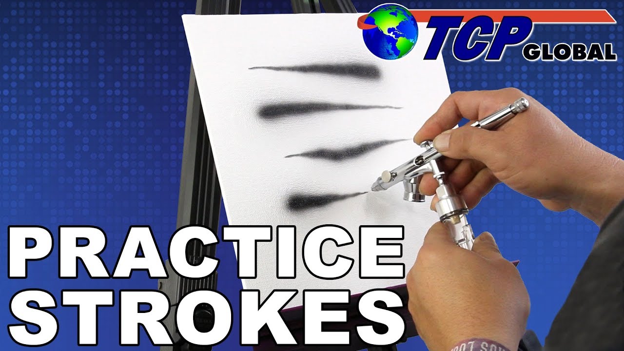  Airbrush Practice  Strokes YouTube