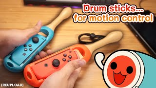 Drum sticks for motion control? | Taiko no tatsujin Nintendo Switch screenshot 3