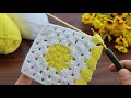 Wow!! Super easy, very useful crochet beautiful motif crochet coaster ✔✔ supla bardak altlığı yapımı