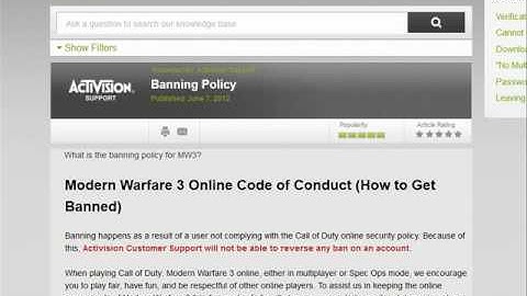 Results Of Getting Banned From Boosting On Call Of Duty Modern Warfare 3