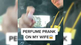Spraying cheap perfume prank to see my GF/wife's reaction|Tiktok compilation