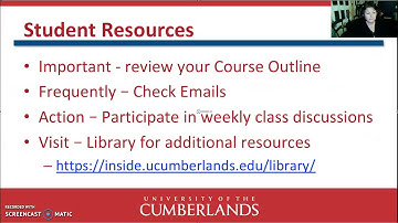 Course Syllabus (Recording #1)