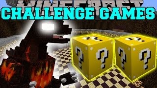 Minecraft: BURNING GODZILLA CHALLENGE GAMES - Lucky Block Mod - Modded Mini-Game