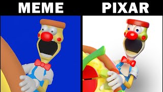 Pizza Tower Meme - Pixar Version