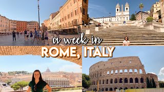 a week in ROME, ITALY - Colosseum, Sistine Chapel, Vatican City, Trevi Fountain + more (Rome vlog)