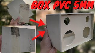 (ep.1) Hướng Dẫn Làm Box Loa Từ Nhựa PVC 5mm Kiểu Dáng Marshall | Tập Làm Loa