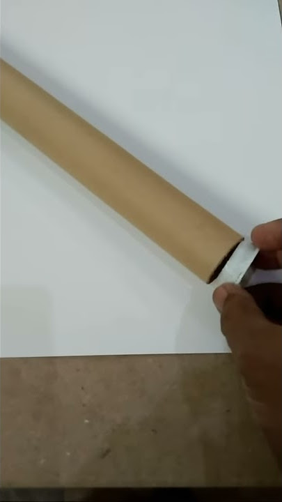 opening up HEAVY DUTY shipping tubes (craft mailing tubes) 