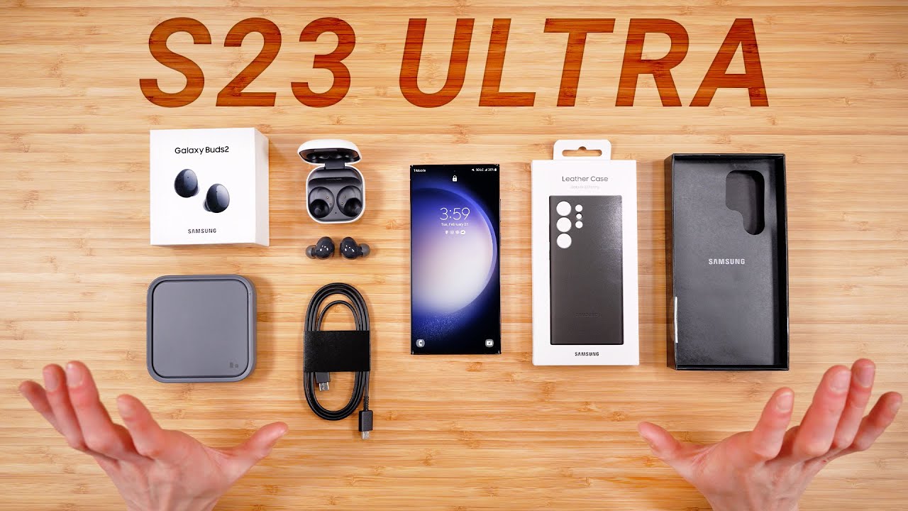 Samsung Galaxy S23 Ultra 12/512 GB Unboxing & First Power On (SM