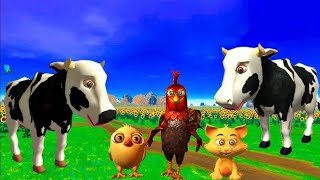 El pollito y el Tractor de la Granja - el Toro yTractor -Escapando del Toro y del Pollito screenshot 4