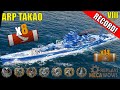 ARP Takao 8 Kills &amp; 148k Damage | World of Warships Gameplay