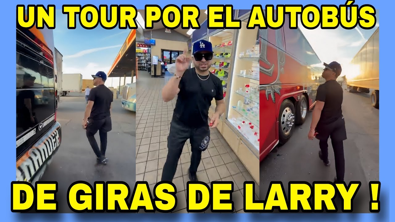 LARRY HERNÁNDEZ 🚌 ABRE LAS PUERTAS DE SU AUTOBÚS DE GIRA. NOTICIAS DE LA RED.