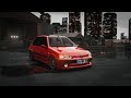 Asseto Corsa Makas Peugeot 106  Sagopa Eşliğinde Yağmurlu Hava Gazlama Stres Çarkı