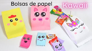 Mini Bolsas de papel Kawaii ¡Lindas y Fáciles!/ Paper Bags / Sacolas de papel /carta-El Mundo de MyG