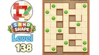 Sand Shape Level 138 Gameplay & Solution
