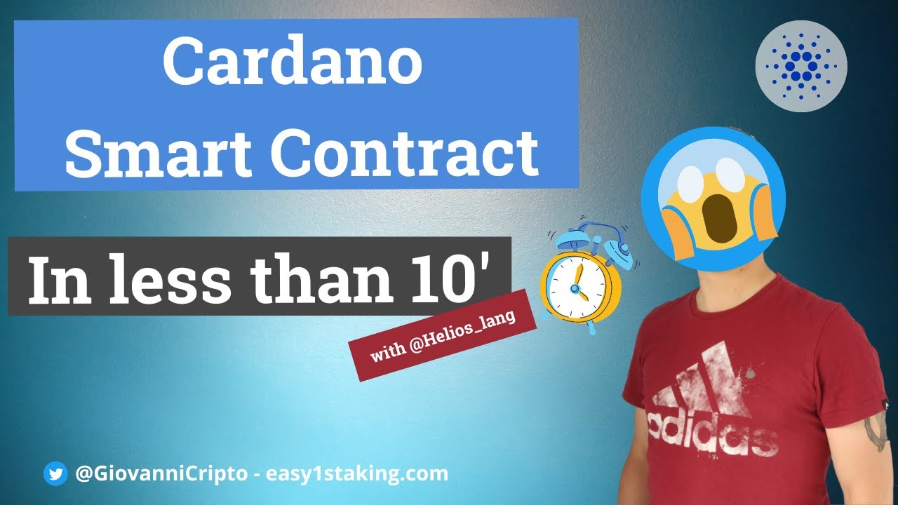 Cardano Smart Contract from zero to testnet in under 1 hour. - YouTube