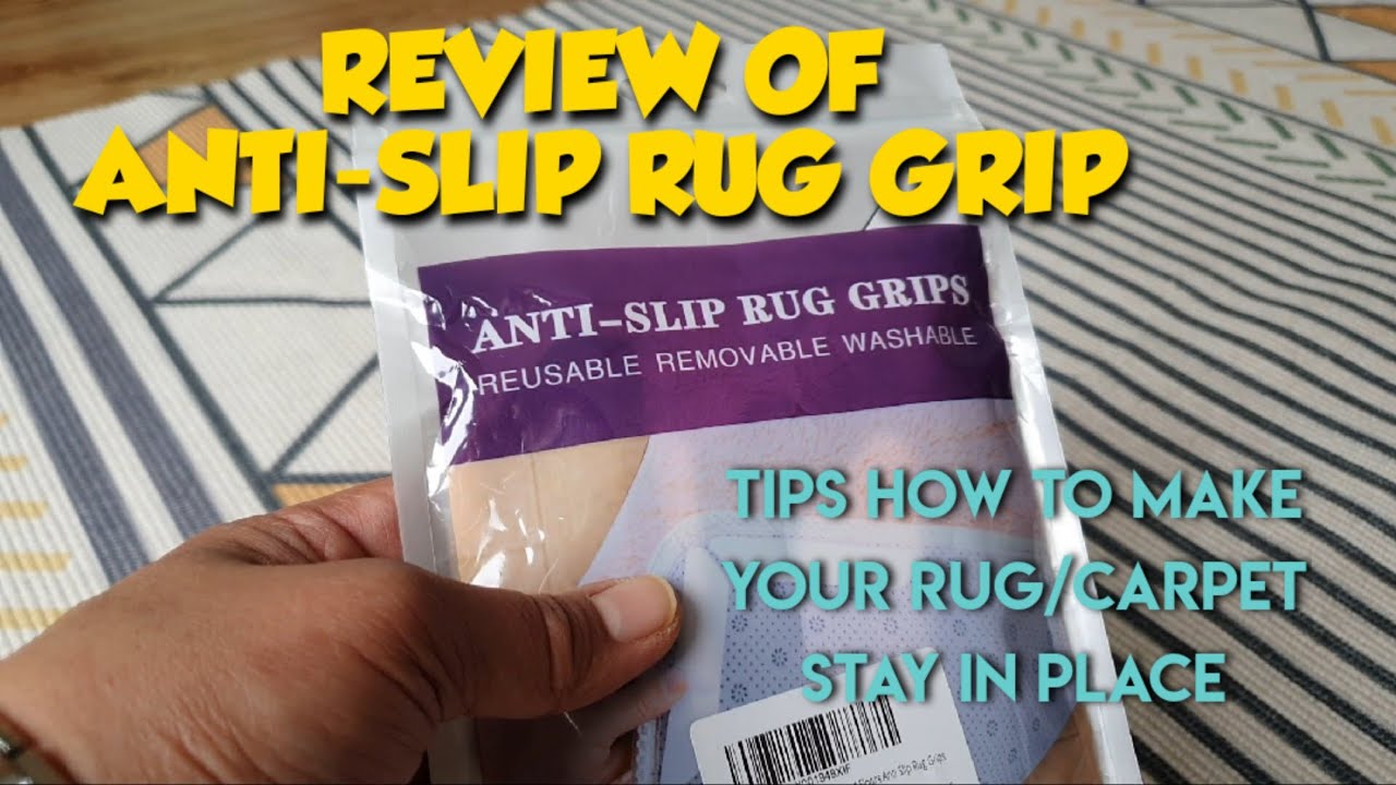 REVIEW OF ANTI - SLIP RUG GRIP ♧ TIPS HOW TO MAKE YOUR RUG
