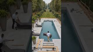 garden to best pool design #timelapse #interiordesign #transformyourhome #home