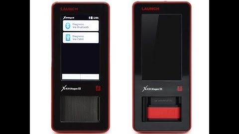 Launch X 431 Diagun III Hardware Function & Language show