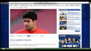 BREAKING NEWS - Diego Costa has finally signed for Chelsea FC for £32,000,000