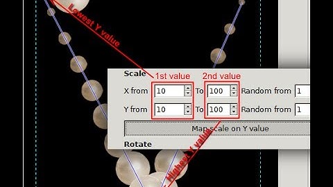 Gimp python script Path follow updated, new option MAP TO Y COORDINATE