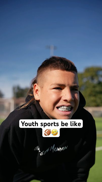 Youth Sports be like‼️🤣 #footballshorts #americanfootball #youthfootball