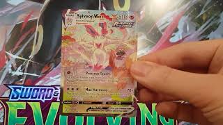 Pulling Sylveon VMAX - 212/203 - Alternate Art Secret Rare Evolving Skies Pokemon TCG
