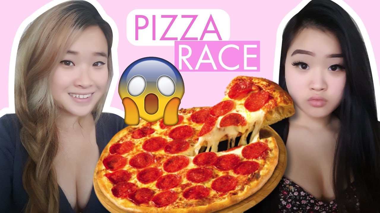 ЦЕЛАЯ ПИЦЦА МУКБАНГ | Гоночный выпуск