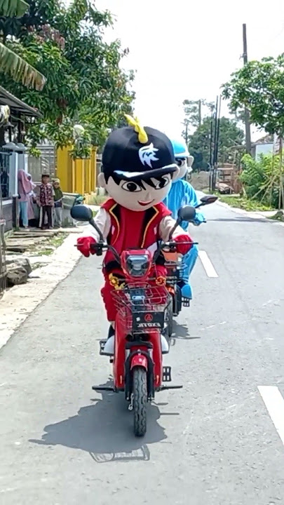Badut Lucu Boboiboy Punya Sepeda Listrik Baru #shorts