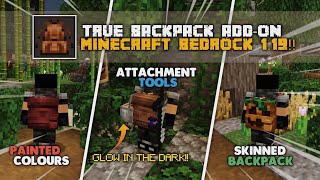 ADDON BACKPACK TERBAIK YANG WAJIB KALIAN COBA DI MCPE 1.19 || True Backpack BE‼️ screenshot 4