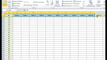 Comment mettre un volet sur Excel ?