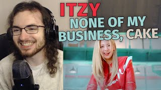 Reacting to ITZY CAKE and NONE OF MY BUSINESS