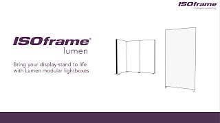 NEW ISOframe Lumen self-build modular lightboxes