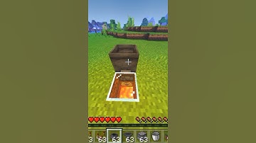 How to make working dustbin in Minecraft #shorts