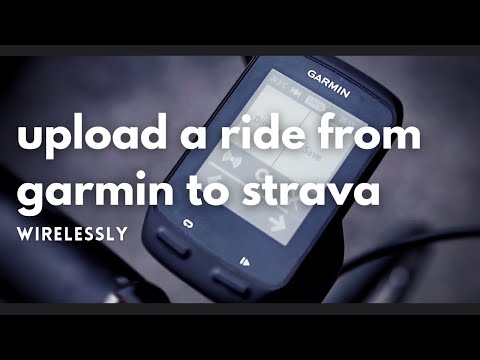 How To Upload Your Ride From Garmin To Strava.