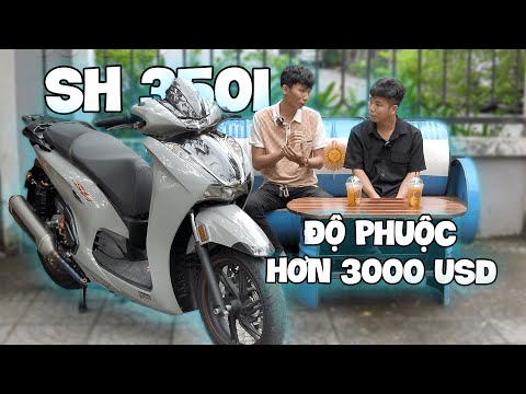 Chủ xe cảm nhận gì về chiếc SH350i độ phuộc giá trị hơn 3000 USD I 2banh Review