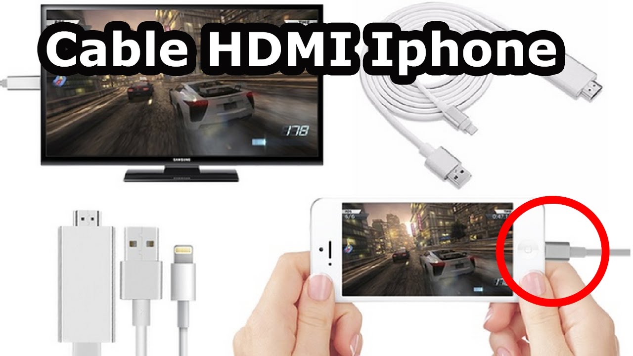 Test du cable hdmi pour iphone ou comment brancher un iphone sur une TV 