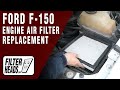 How to Replace Engine Air Filter 2012 Ford F-150 3.5L V6 | AF2883, TA35642