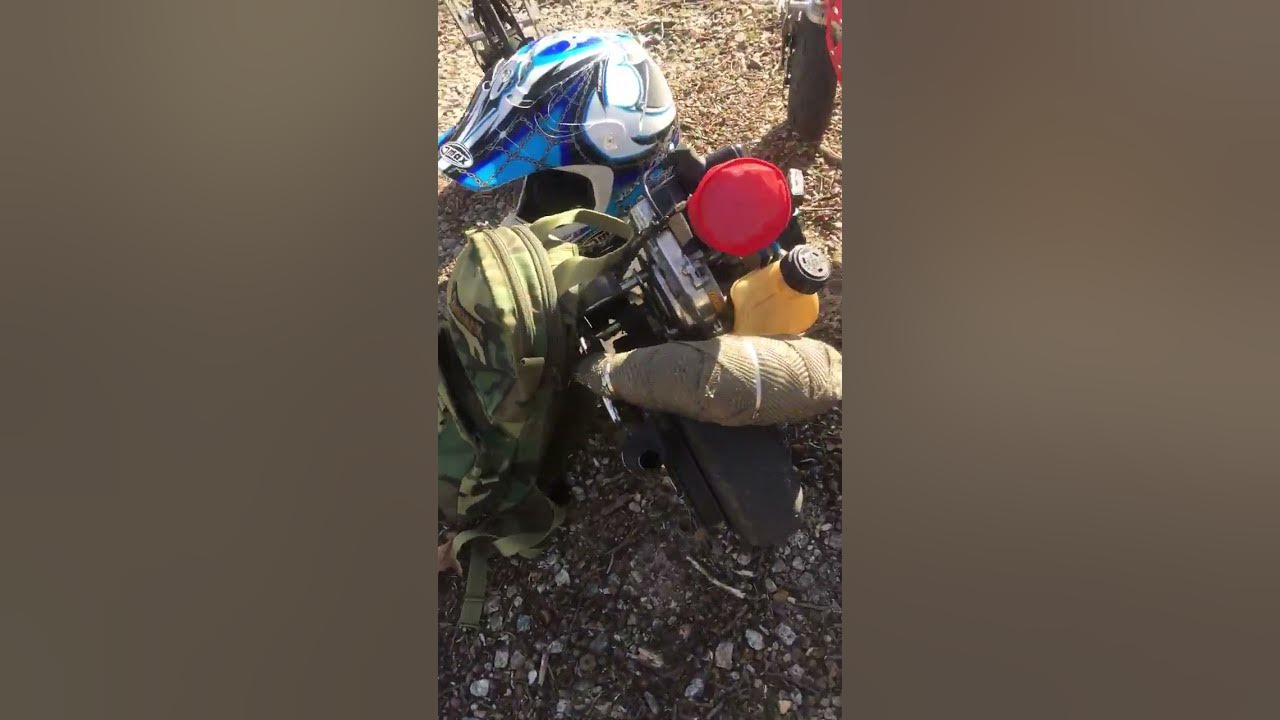BladeZ gas scooter 35cc 40cc modified goped 2016 YouTube