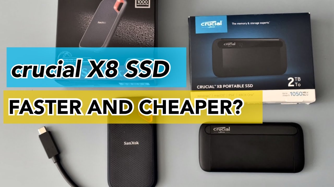 Crucial X8 Portable SSD Review 