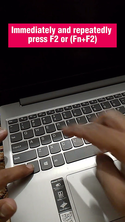 How to Open BIOS in Lenovo Laptop using Shortcut Key in 5 SECONDS