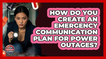 How Do You Create An Emergency Communication Plan For Power Outages? - Your Emergency Planner