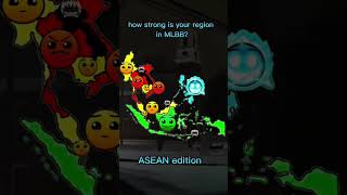 How strong is your region in MLBB, Asean edition shorts asean countrybattle fypシ